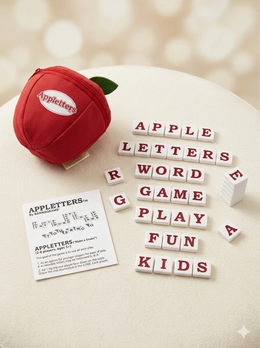 Appletters Kids Spelling Game Apple Shaped Case Educational