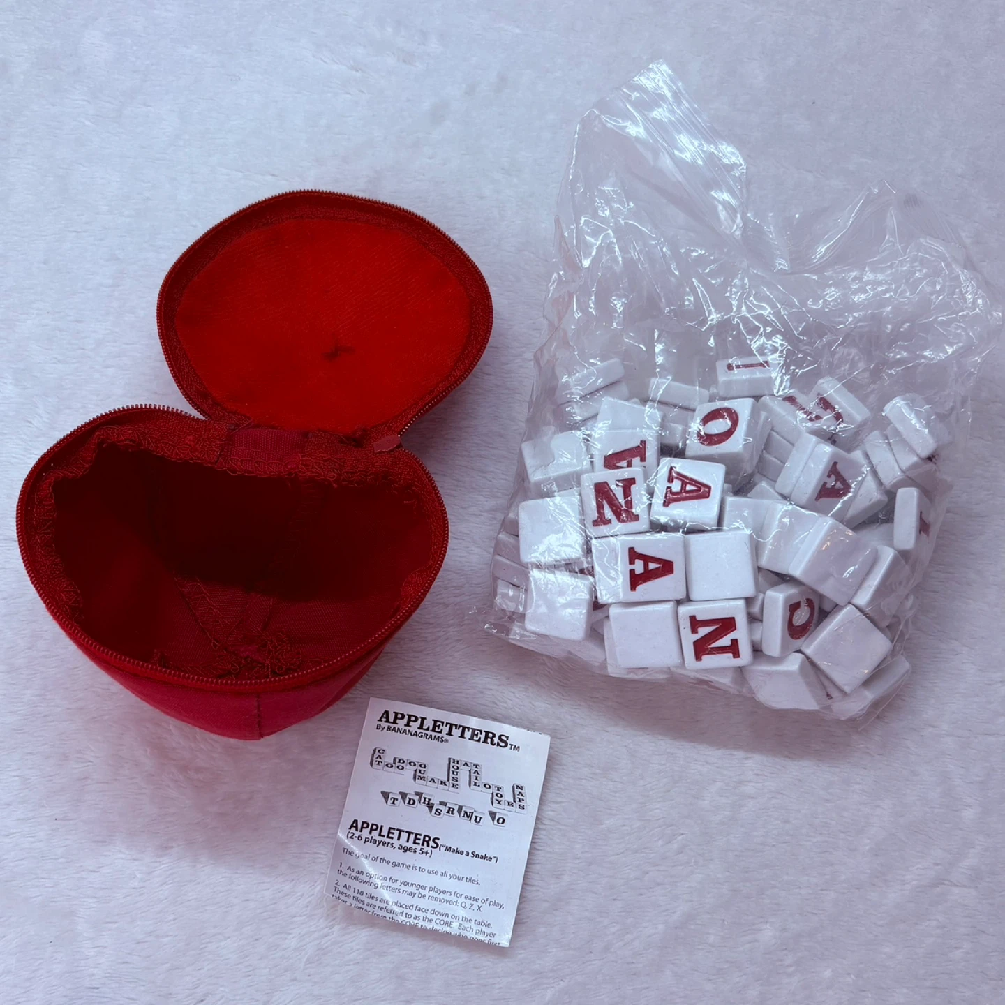 Appletters Kids Spelling Game Apple Shaped Case Educational - photo 4