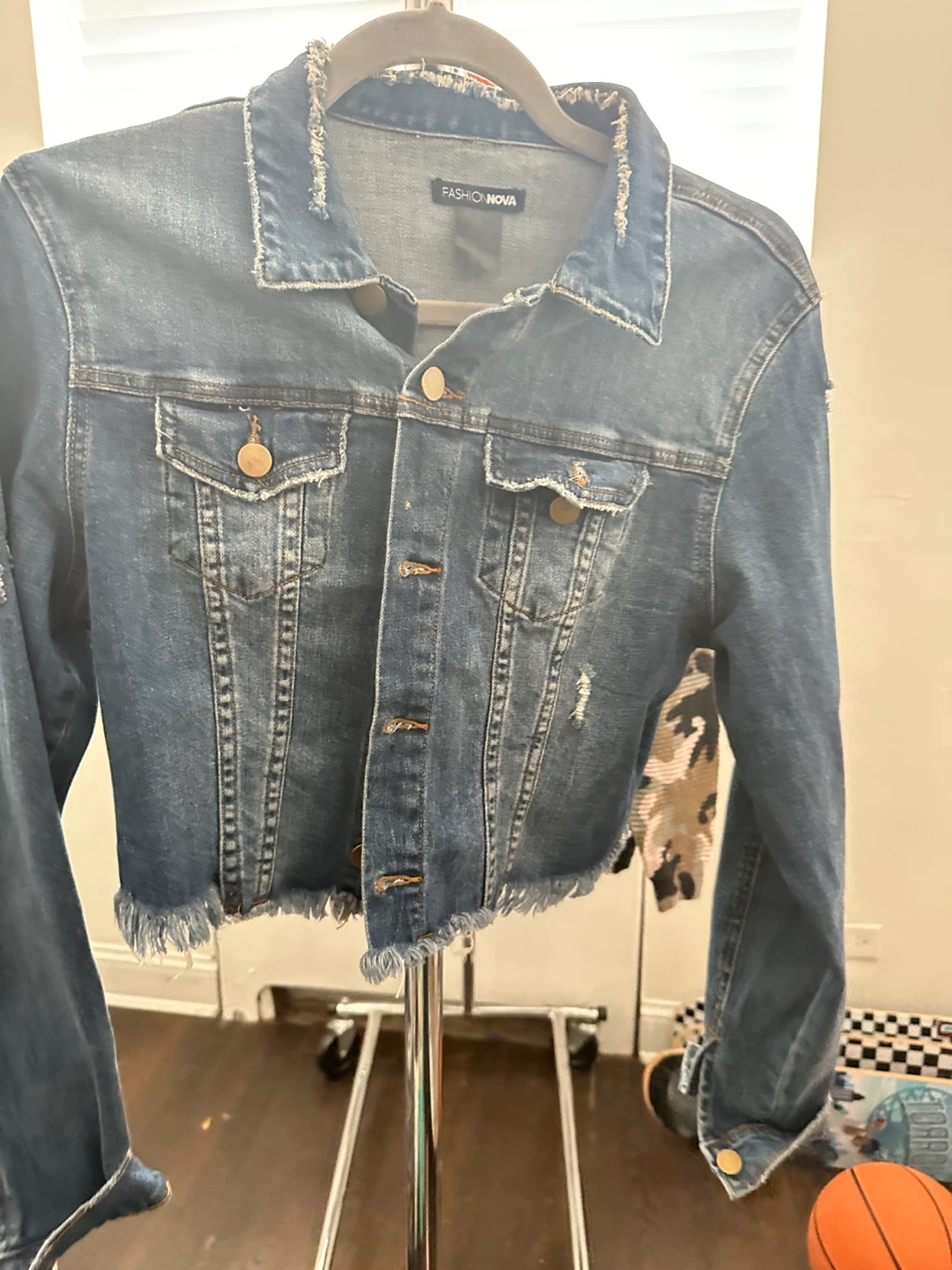 Fashion Nova Denim Jacket - Size M
