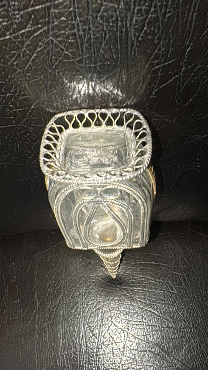 Vintage Moroccan ornate perfume bottle 🌱 - photo 4