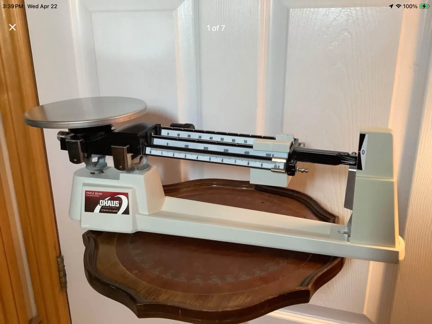 Vtg OHAUS Triple Beam 700/800 Series 🐞