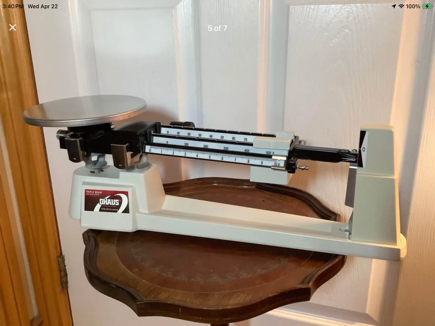 Vtg OHAUS Triple Beam 700/800 Series 🐞 - photo 5