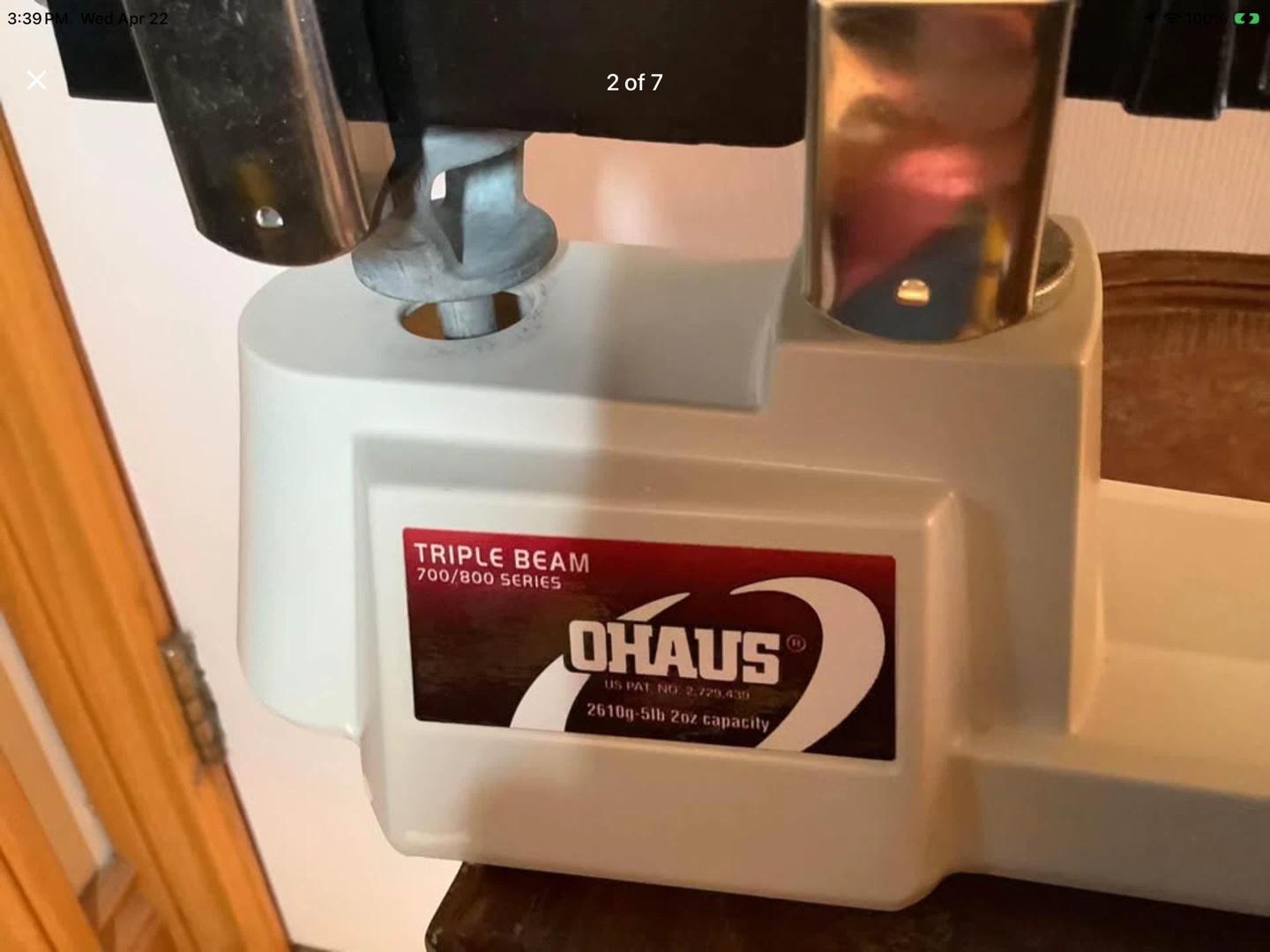 Vtg OHAUS Triple Beam 700/800 Series 🐞 - photo 2