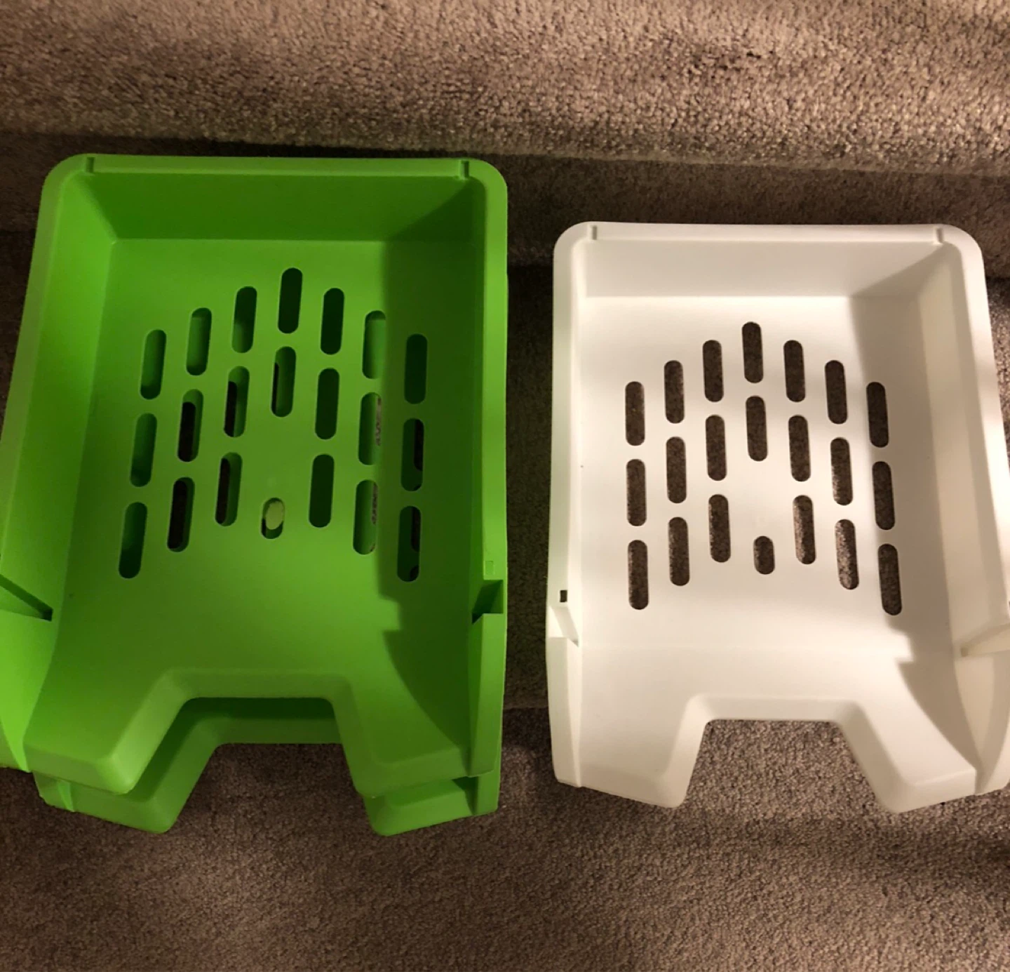 Set of 3 Stackable Storage Trays - photo 2