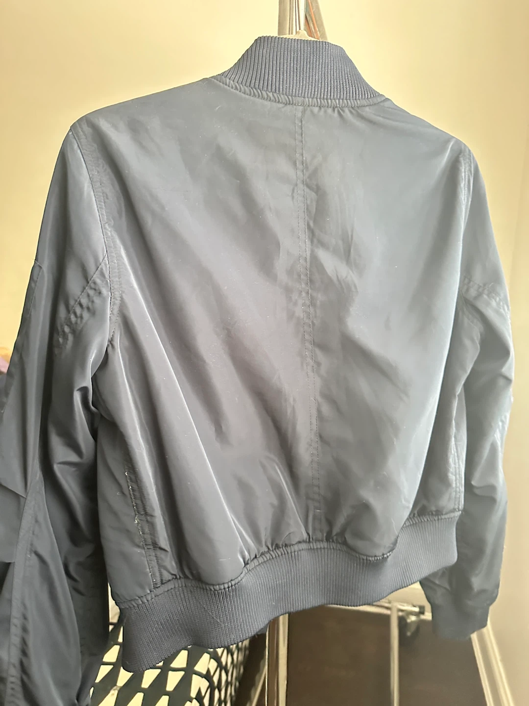 AQUA Navy Blue Bomber Jacket - photo 2