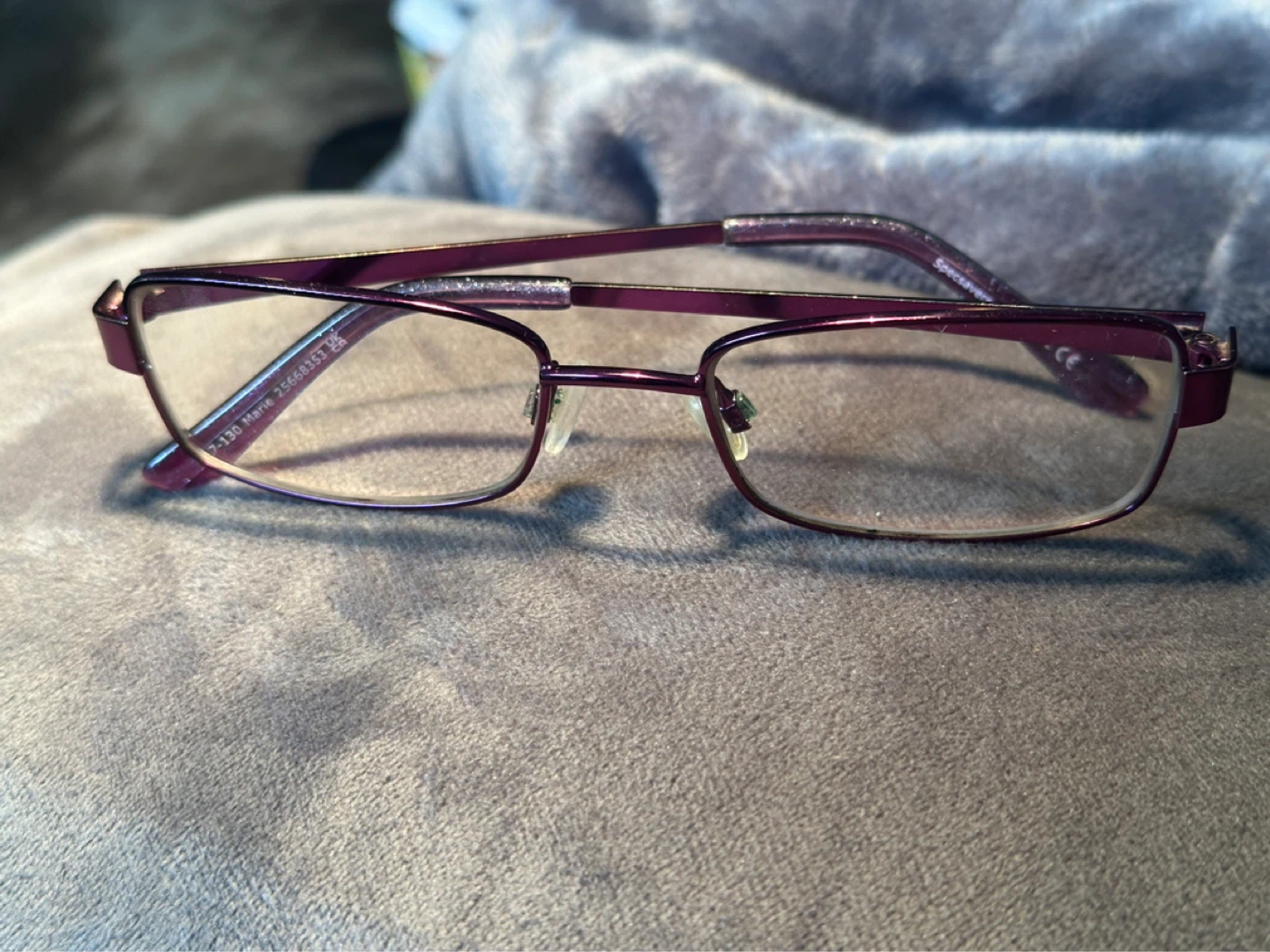 purple specsavers glasses