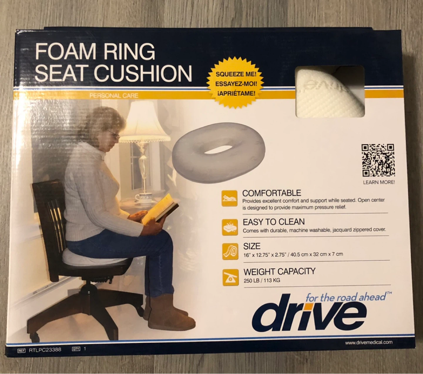 Drive Foam Ring Seat Cushion