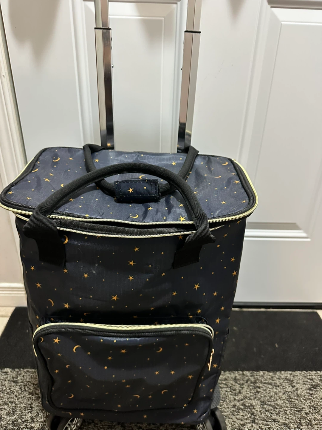 Folding Shopping Trolley Cart - 35L
