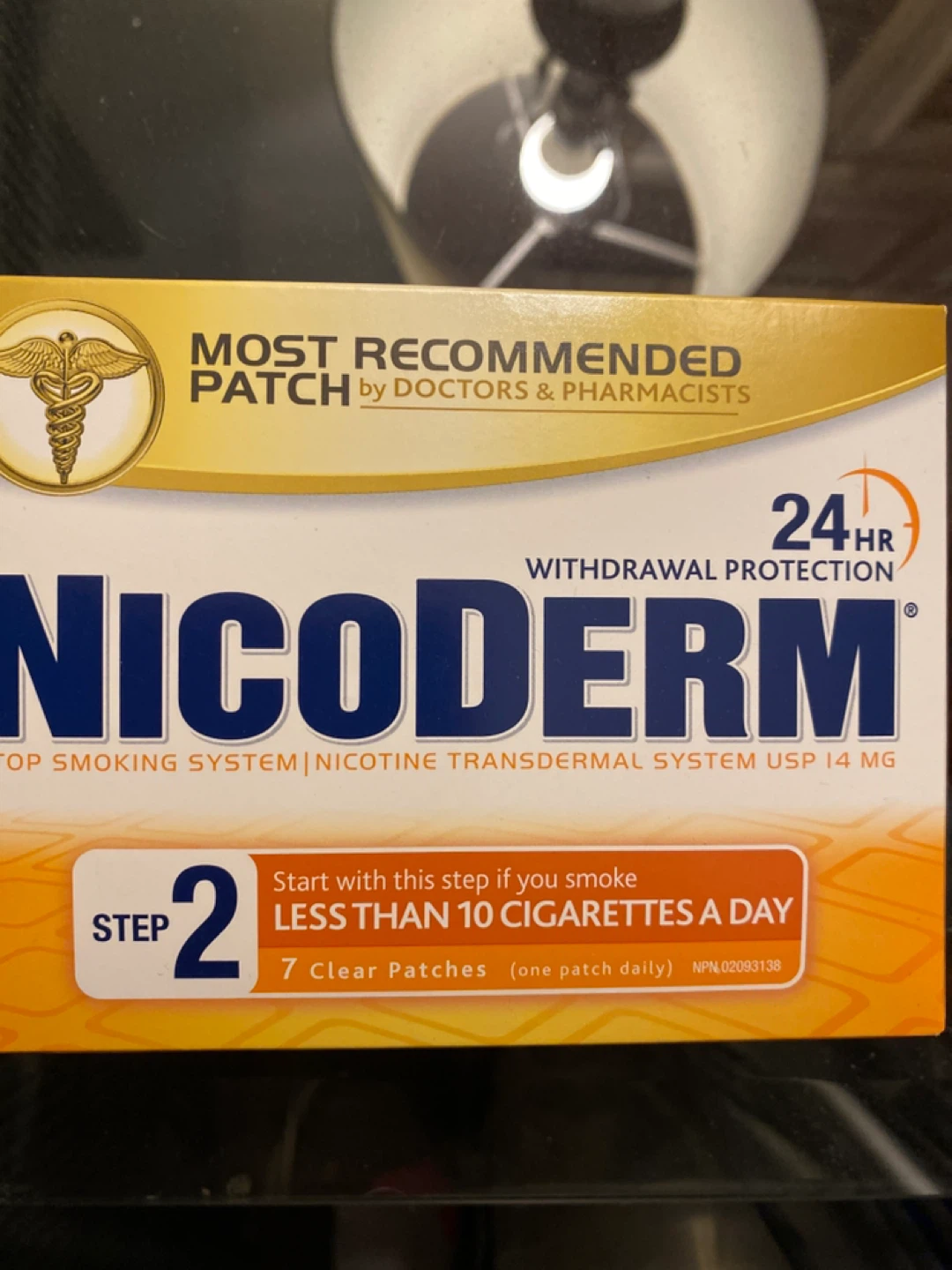 Nicoderm Step 2 Nicotine Transdermal System - 7 Clear Patches