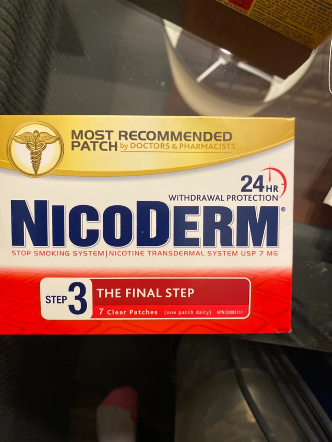 Nicoderm Step 3 Nicotine Transdermal System USP 7 MG - 7 Patches