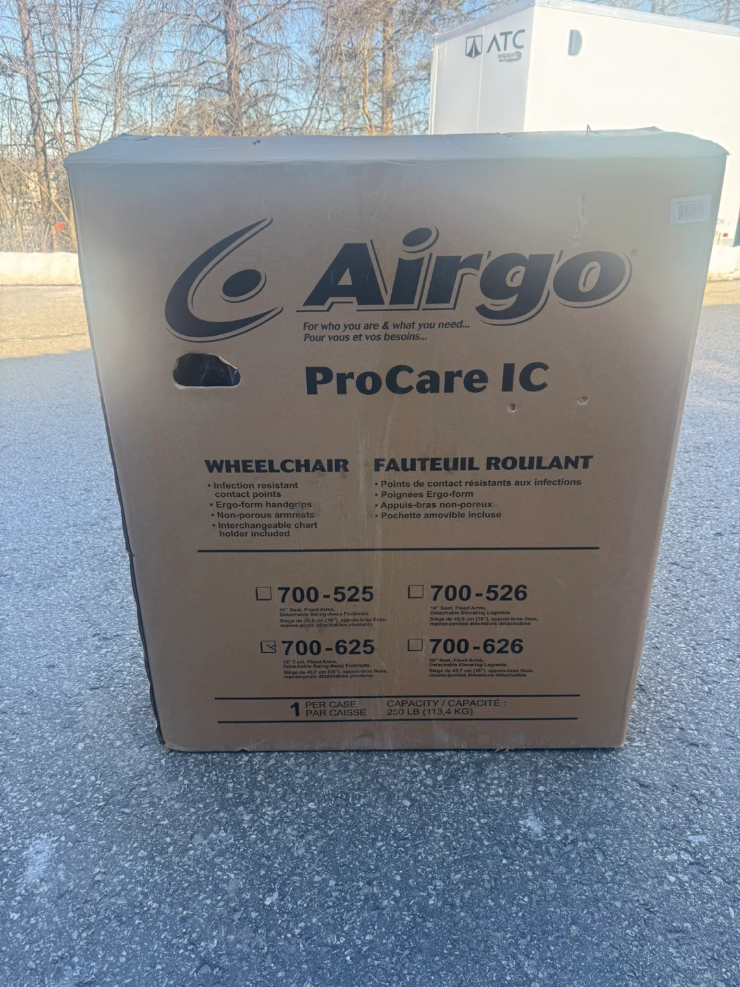 AIRGO PROCARE IC WHEELCHAIR NEW 18” - photo 5
