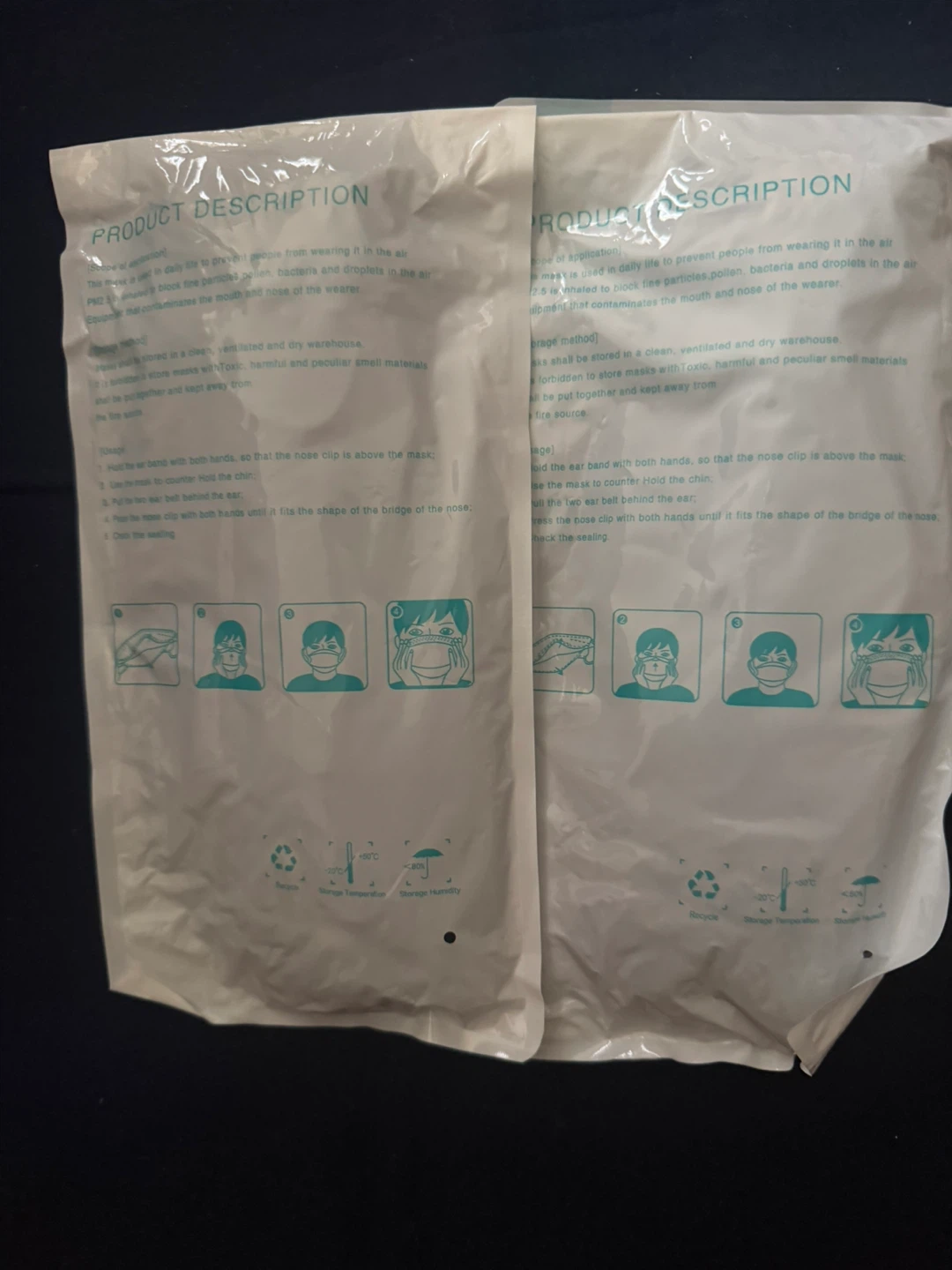 KN95 FFP2 Professional Protection Masks -20 pcs - photo 2