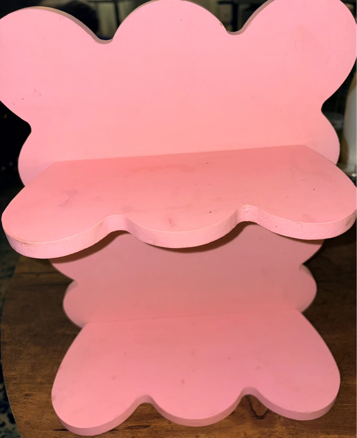 Pink Cloud Shaped Shelf