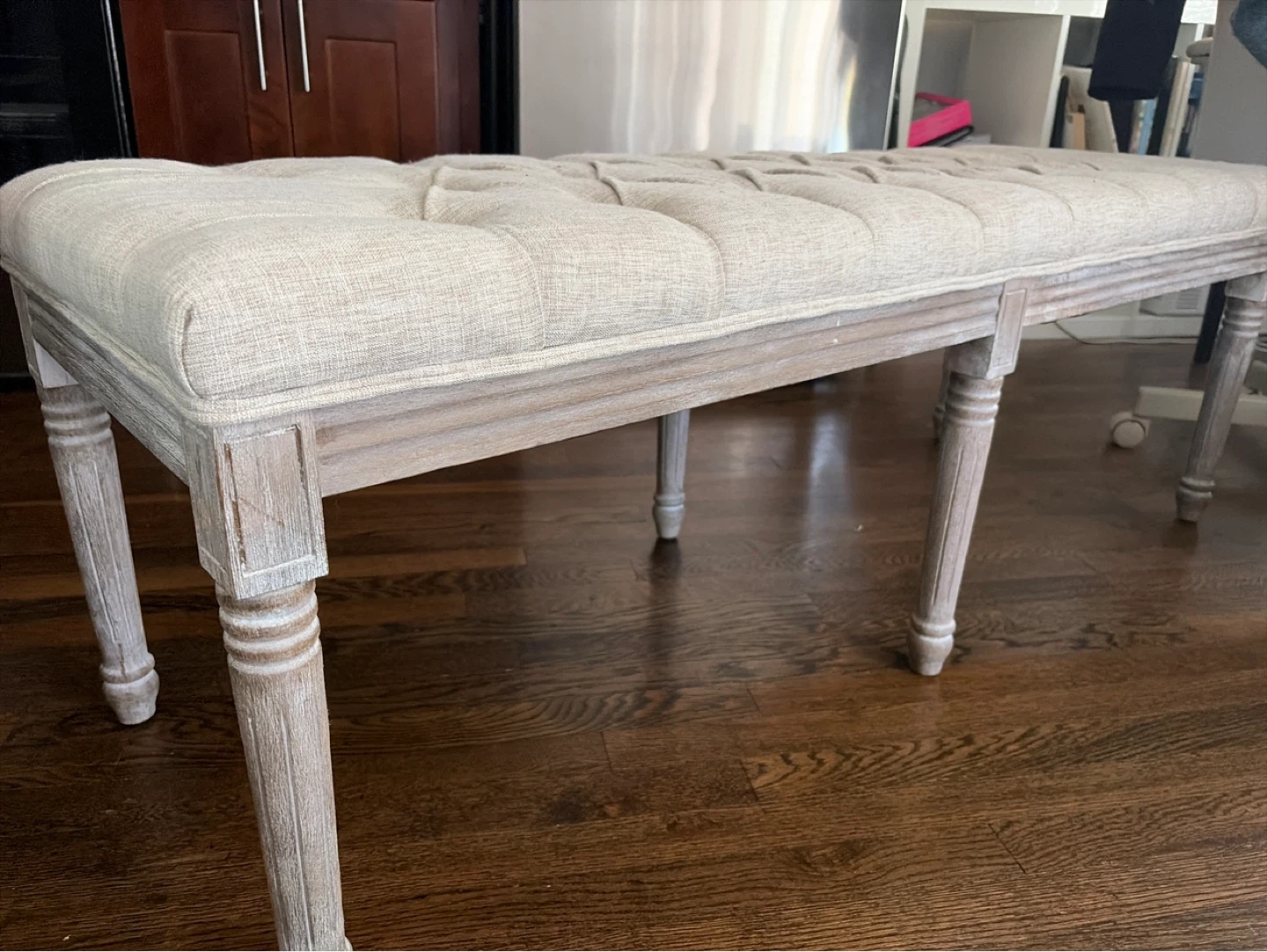 Tufted Upholstered Bench - photo 2