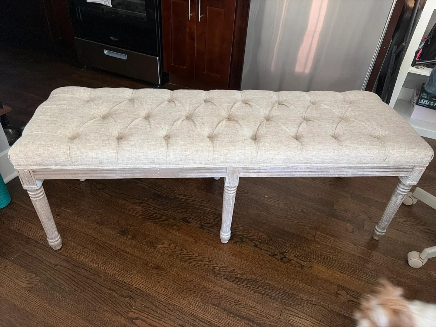 Tufted Upholstered Bench - photo 3