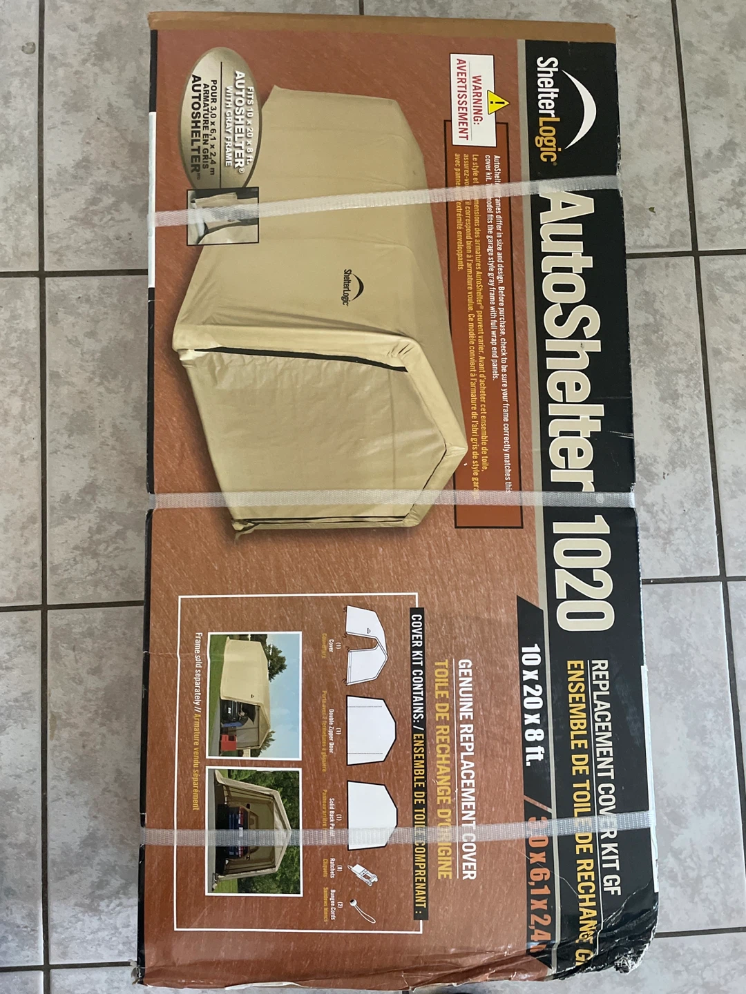 ShelterLogic AutoShelter 1020 Replacement Cover Kit