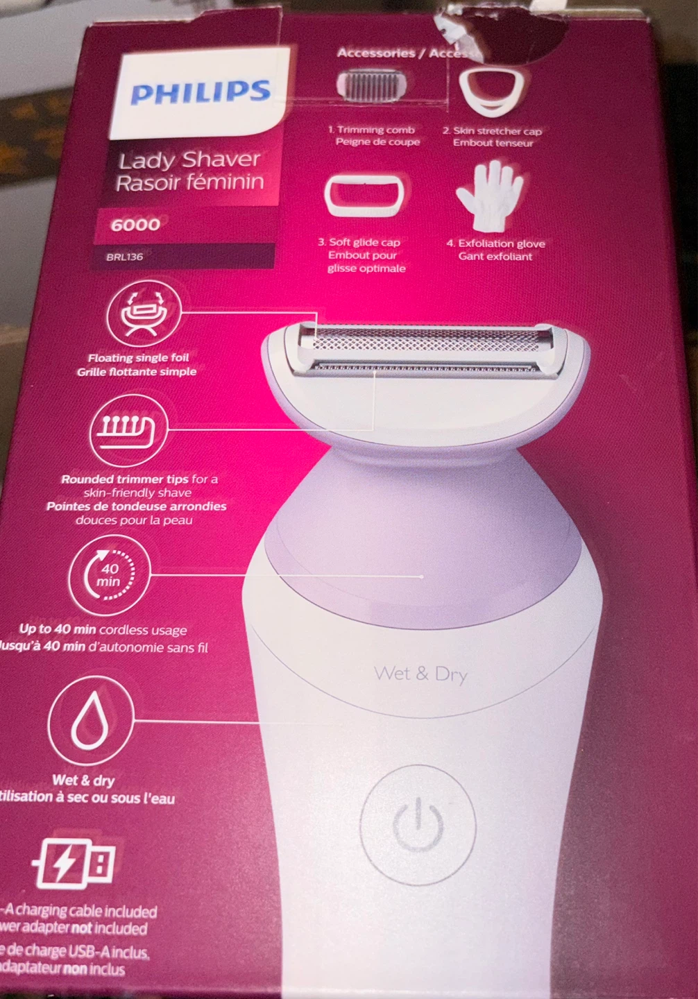 Philips Lady Shaver 6000 Wet & Dry - photo 2