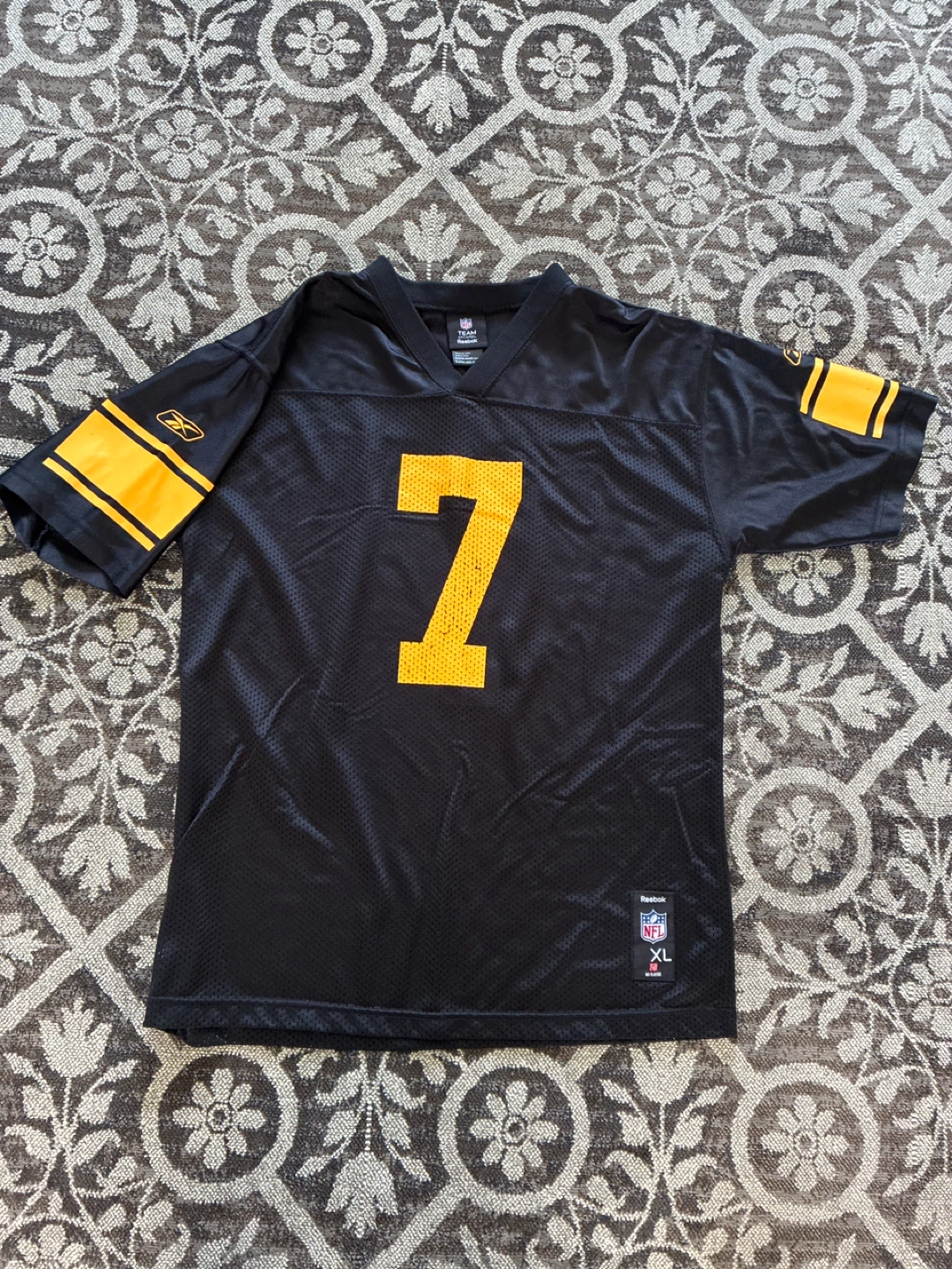 Ben Roethlisberger #7 Pittsburgh Steelers Jersey XL Reebok NFL