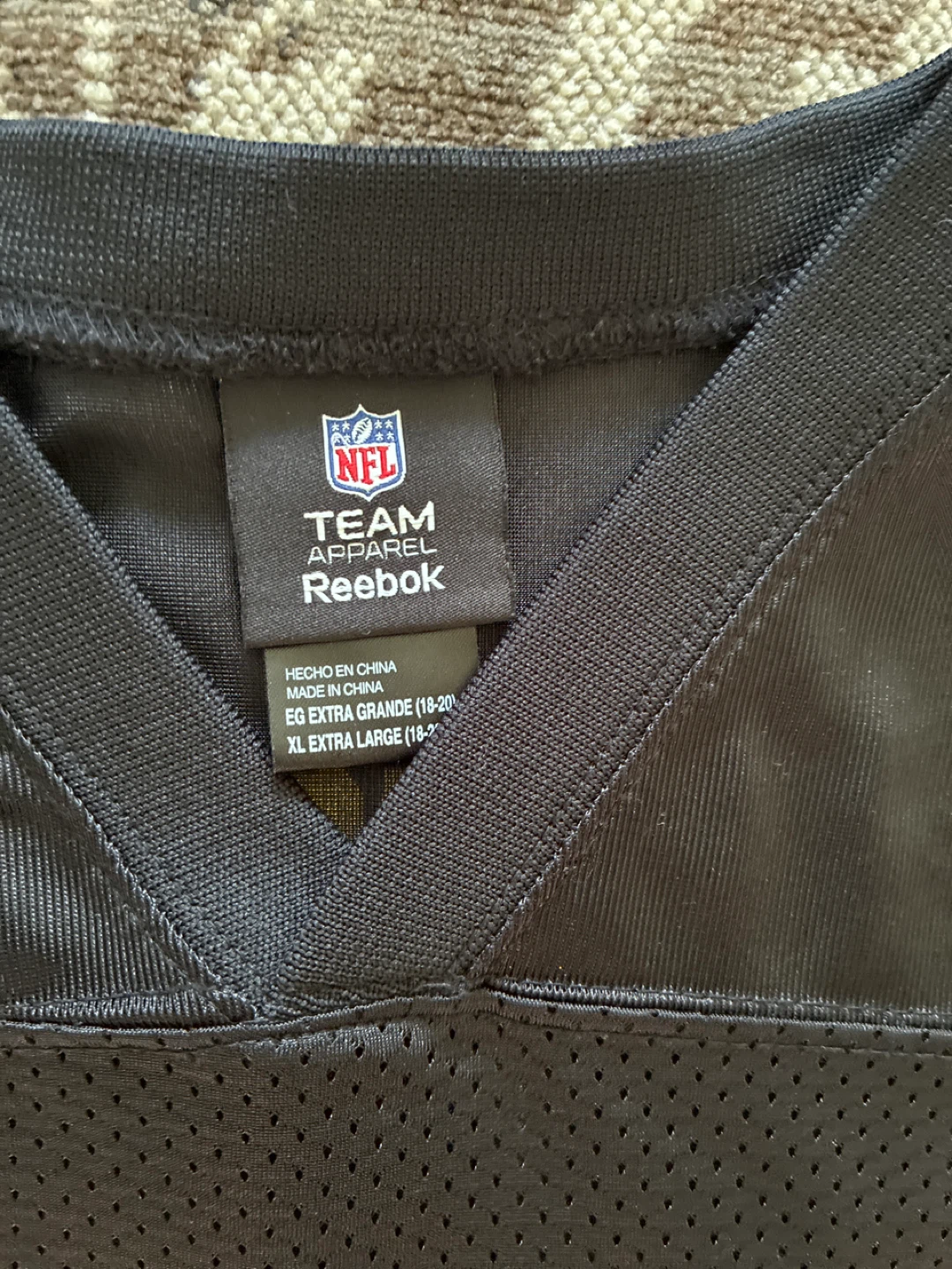 Ben Roethlisberger #7 Pittsburgh Steelers Jersey XL Reebok NFL - photo 3