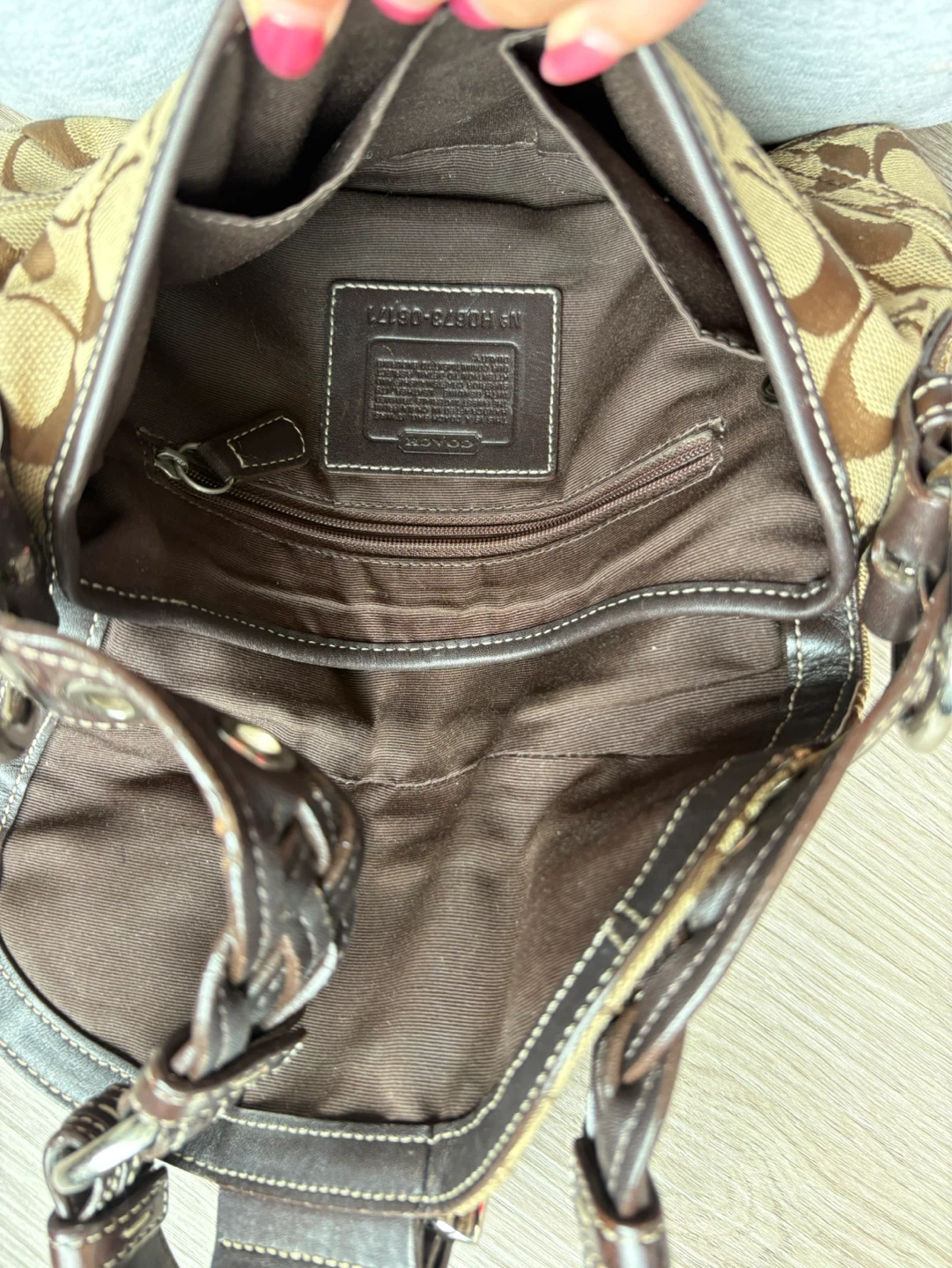 Coach Monogram Shoulder Bag - photo 5