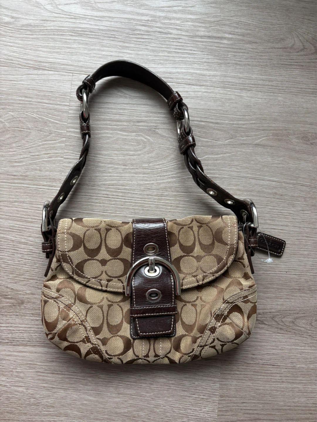 Coach Monogram Shoulder Bag