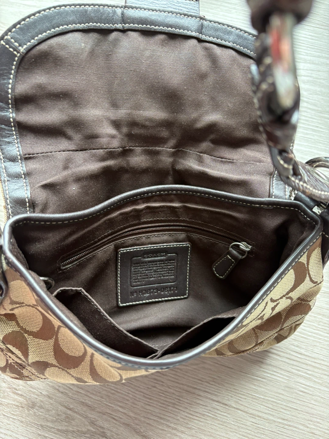 Coach Monogram Shoulder Bag - photo 3