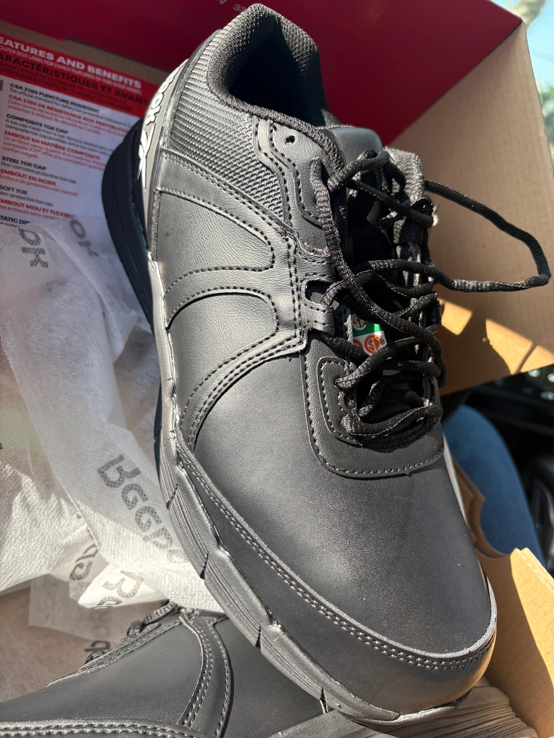 Reebok Men's 11W Steel Toe Work shoes - photo 2