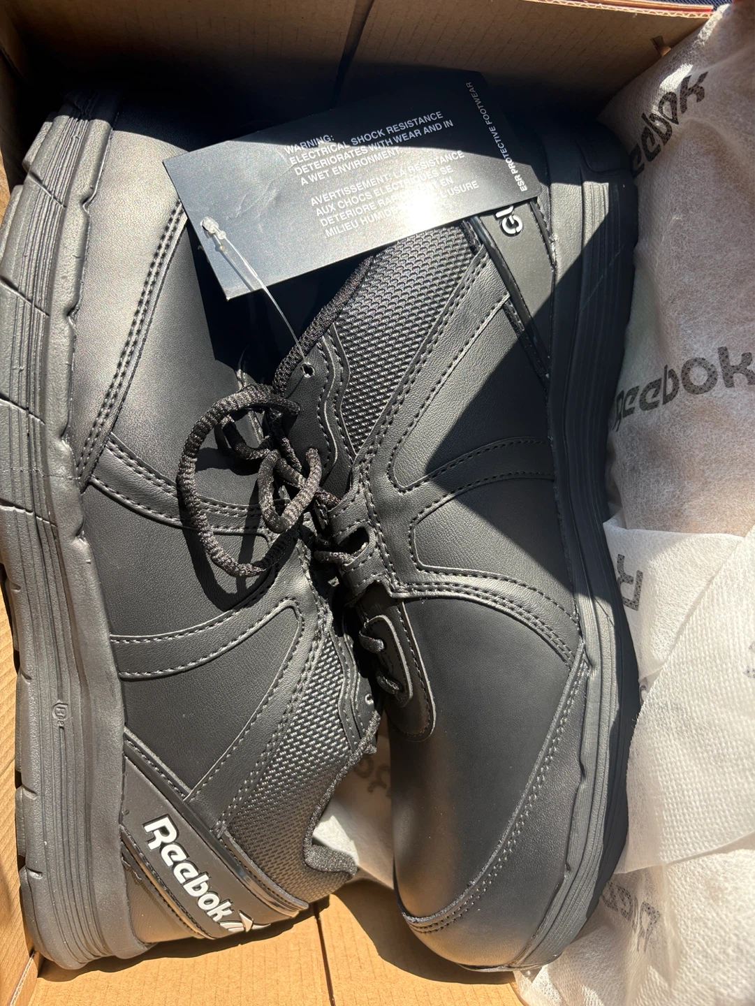 Reebok Men's 11W Steel Toe Work shoes