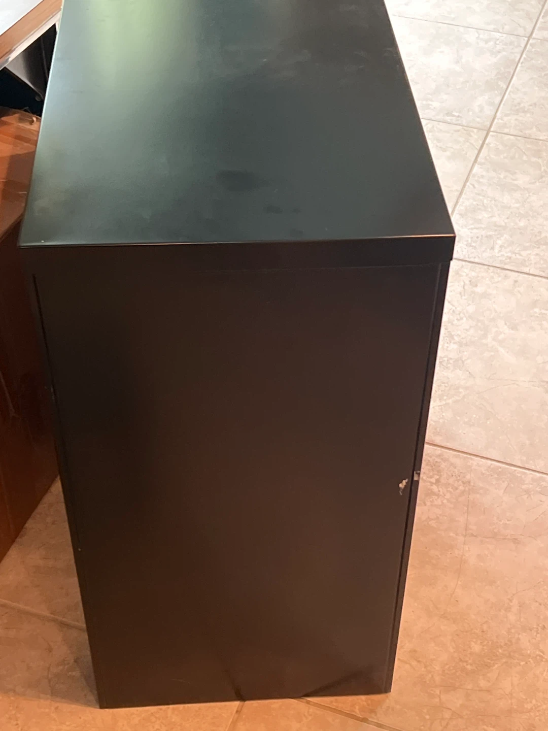 HON 2-Drawer Black Metal Filing Cabinet - photo 4