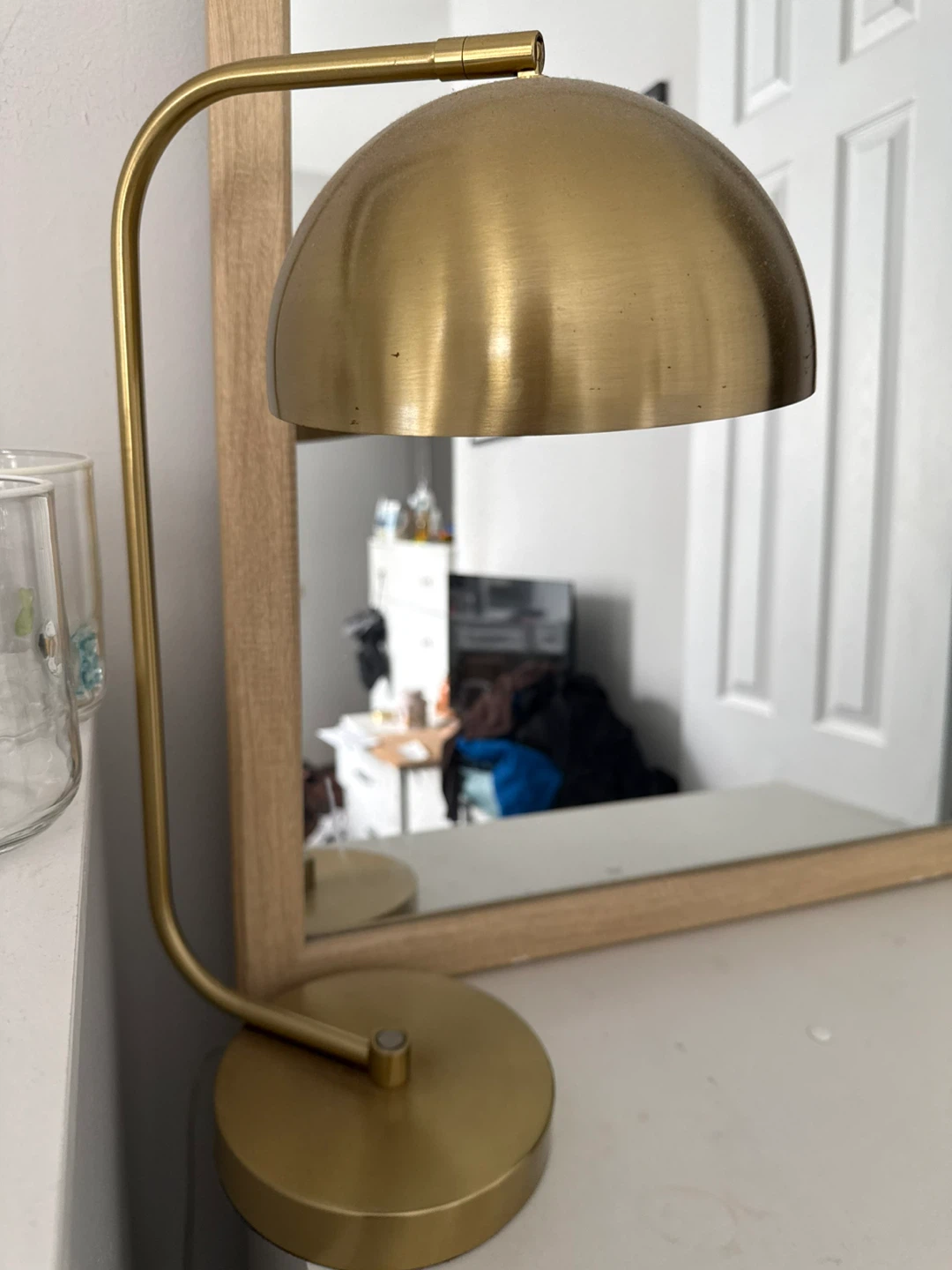 2 Gold Desk Lamps