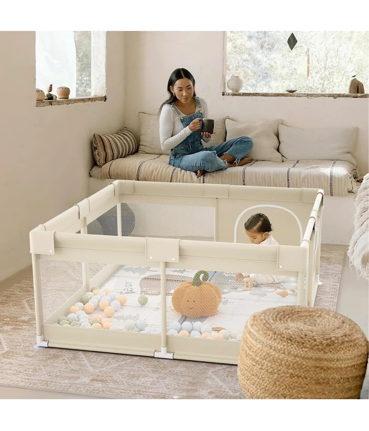 Baby Playpen and Play Mat Set BP12 - photo 2