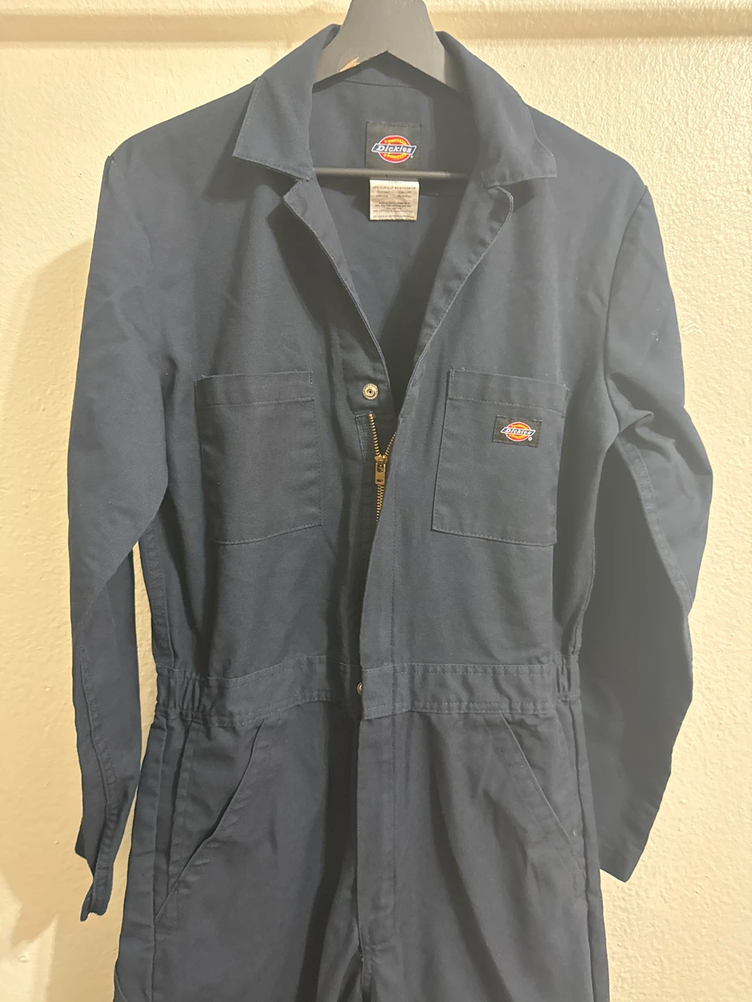 Dickies Navy Blue Long Sleeve Work Jumpsuit Coveralls SR/CHR/PR - photo 3