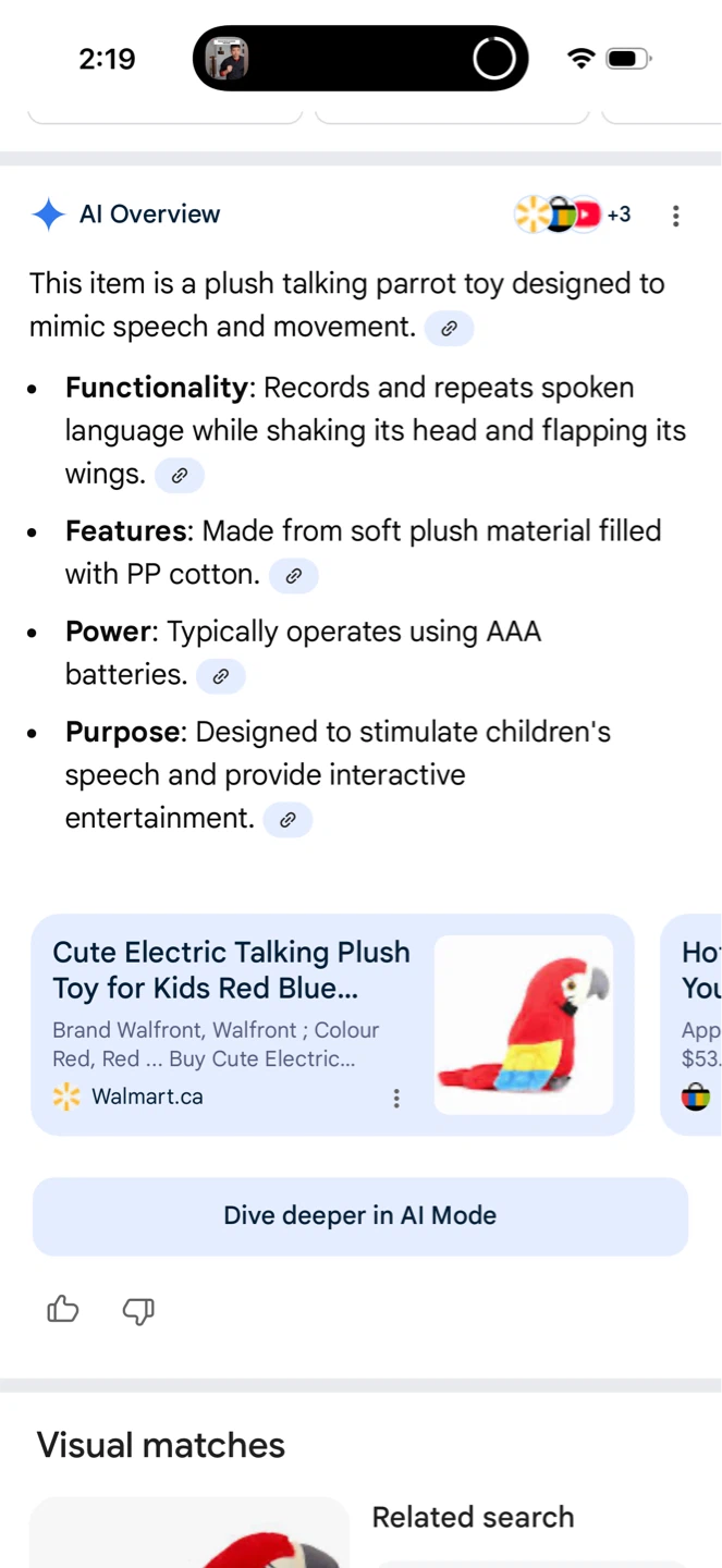 Walfront Talking Plush Parrot Toy - photo 3