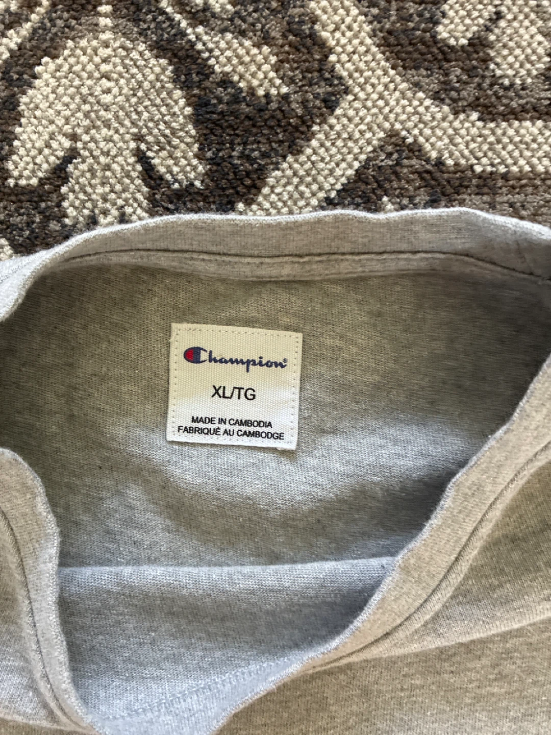 Champion Long Sleeve T-Shirt XL/TG Grey - photo 2