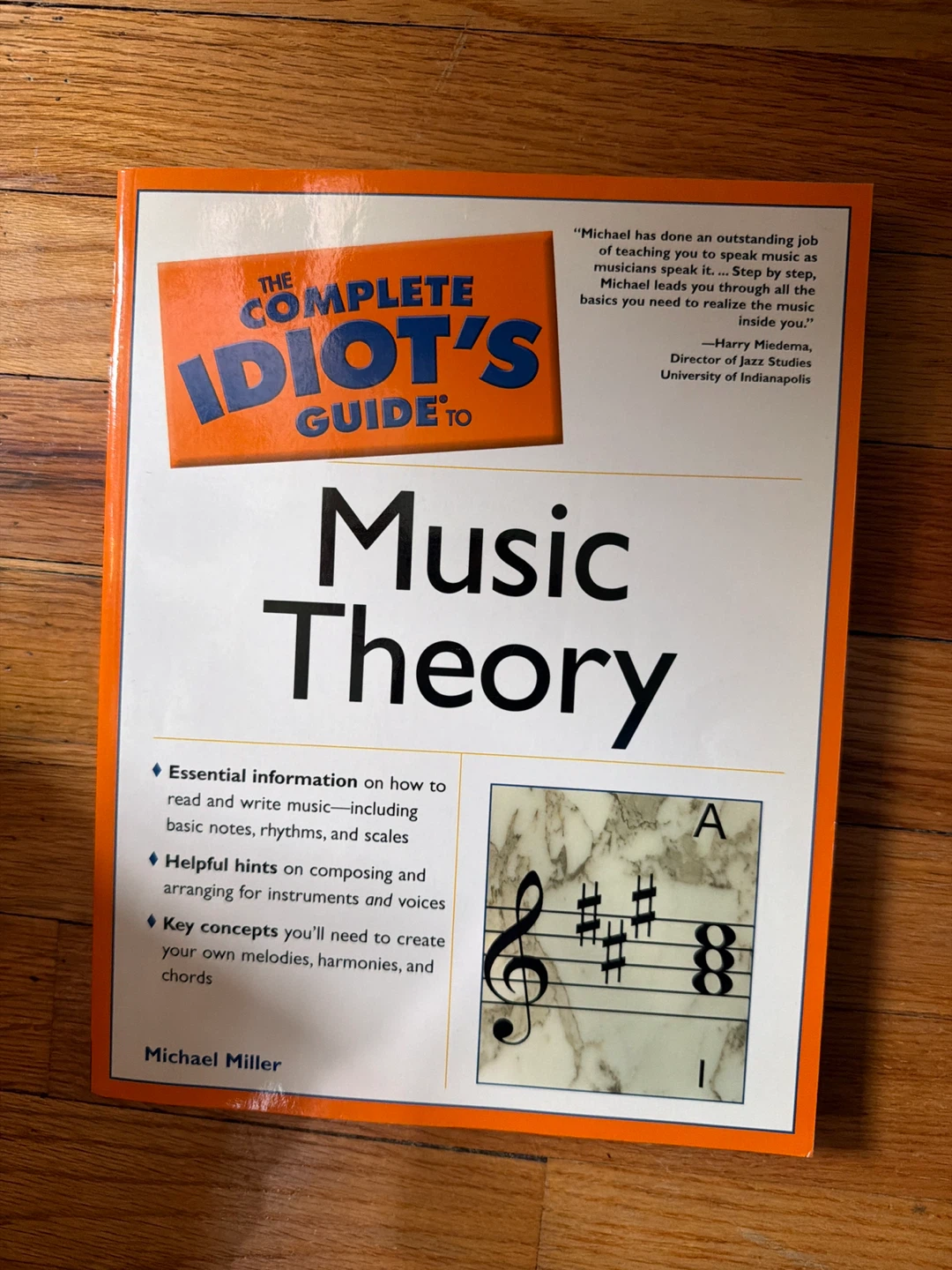 The Complete Idiot's Guide to Music Theory by Michael Miller