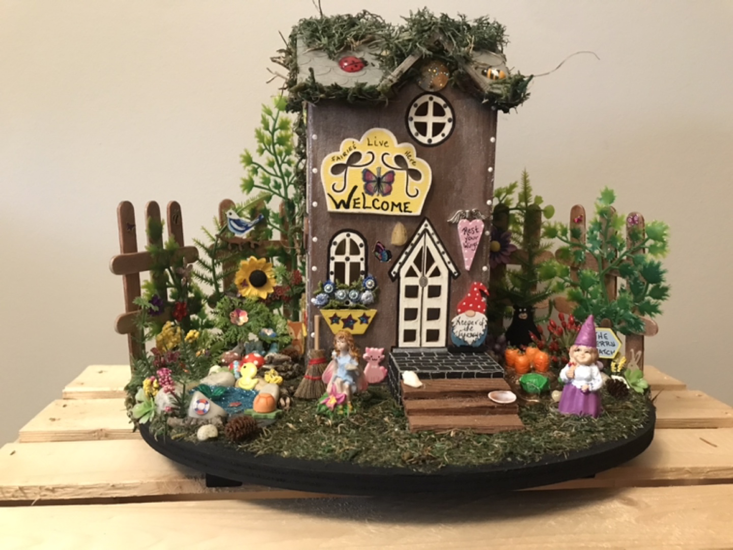 Fairy Garden House Diorama