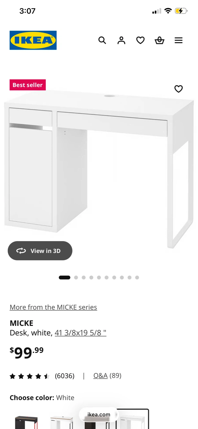 IKEA MICKE Desk - photo 2