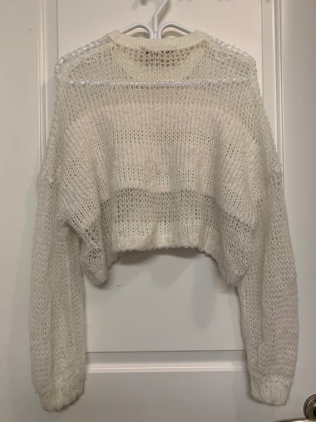 Kimchi Blue Cropped Knit Sweater M/M 🌱 - photo 3