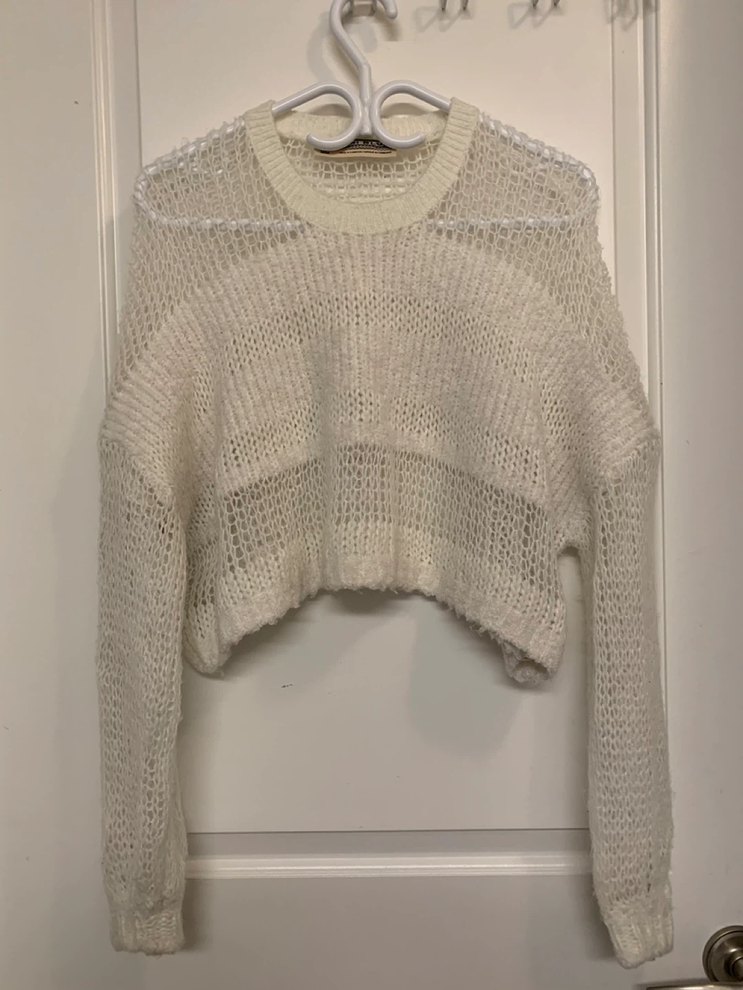 Kimchi Blue Cropped Knit Sweater M/M 🌱