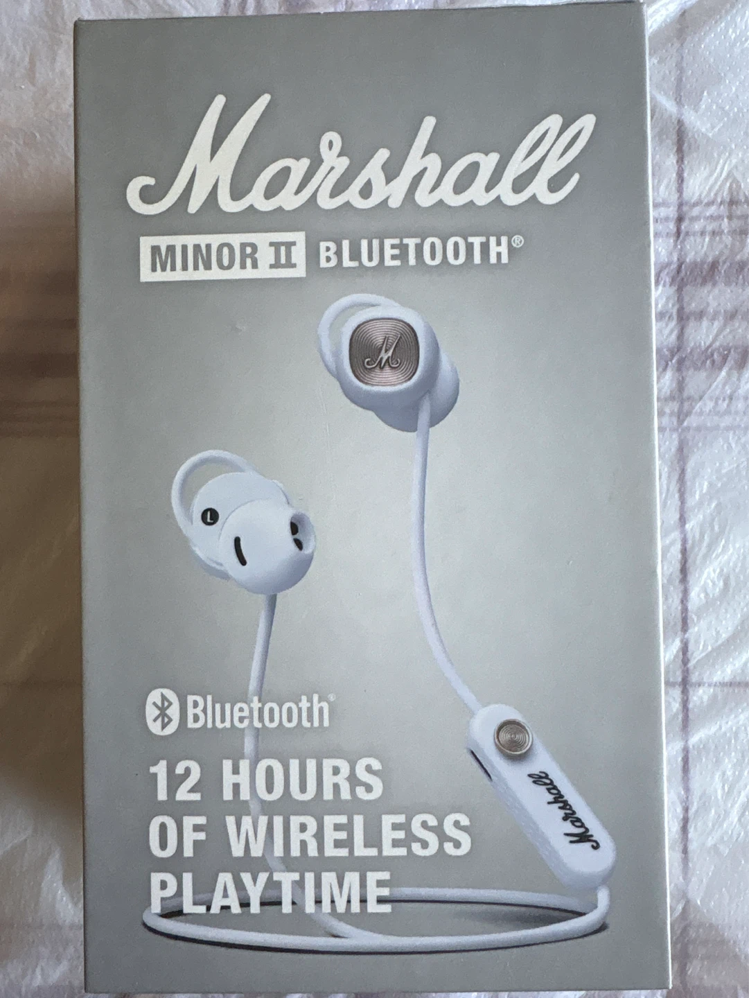 Brand new in box Marshall Minor II Bluetooth Earbuds - White