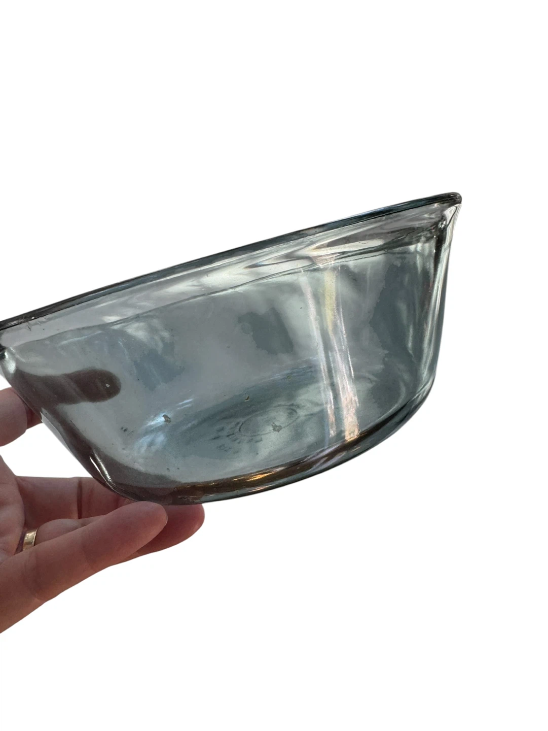 Pyrex Blue Flameware 1940s 7” Saucepan