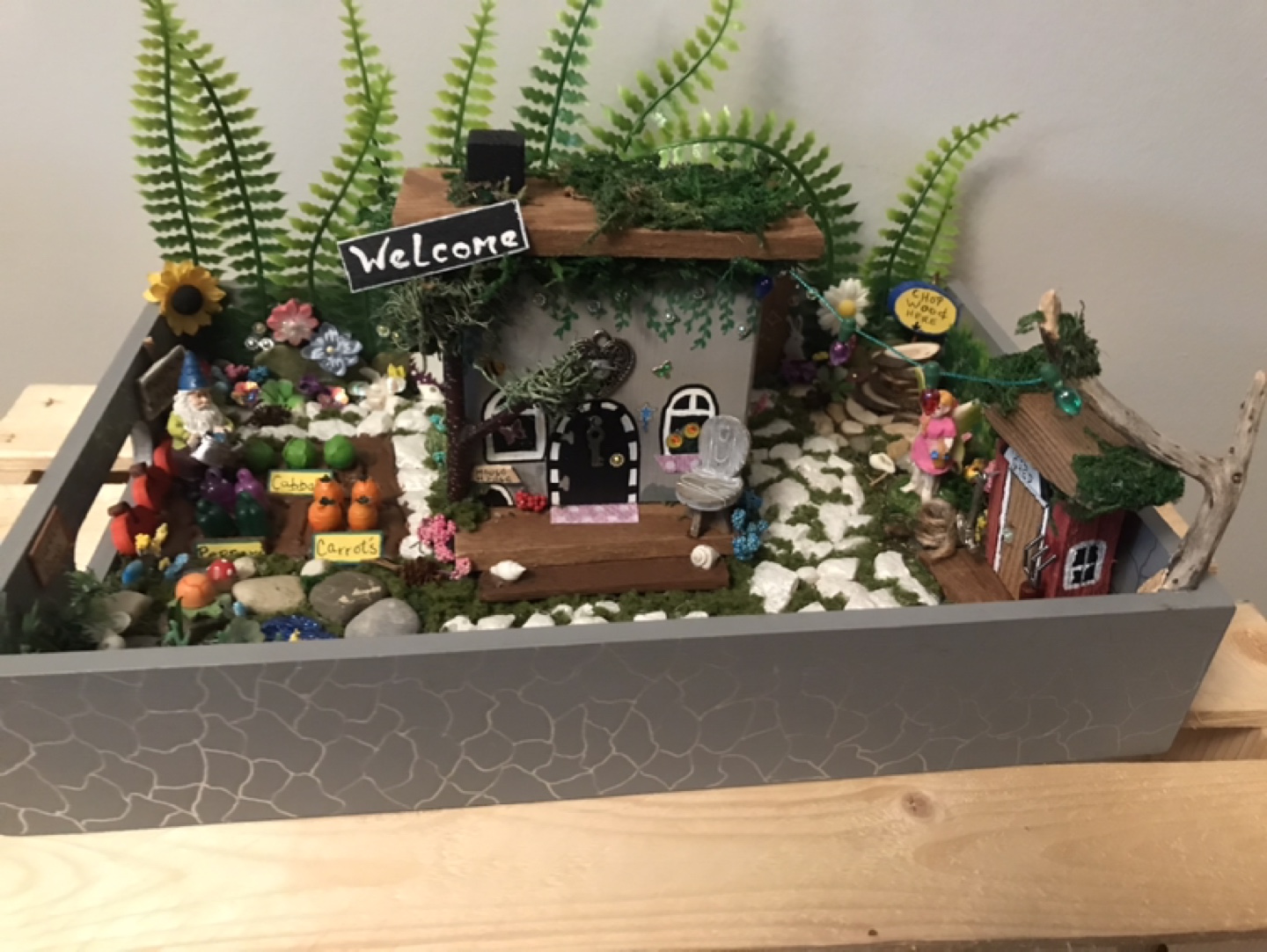 Fairy Garden Miniature House Scene