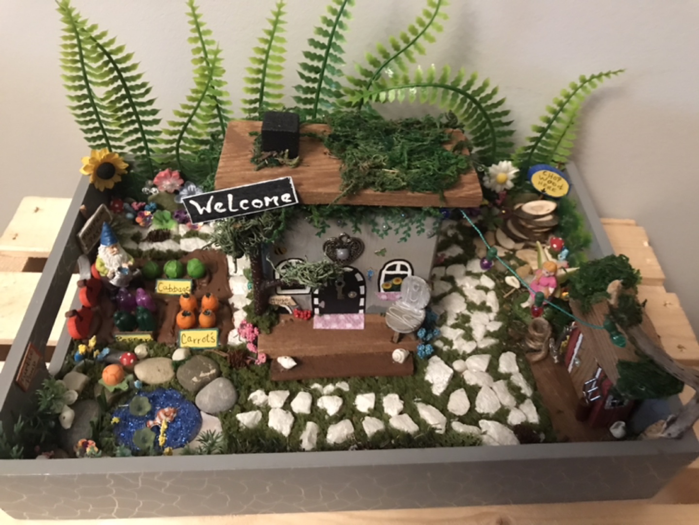 Fairy Garden Miniature House Scene - photo 2