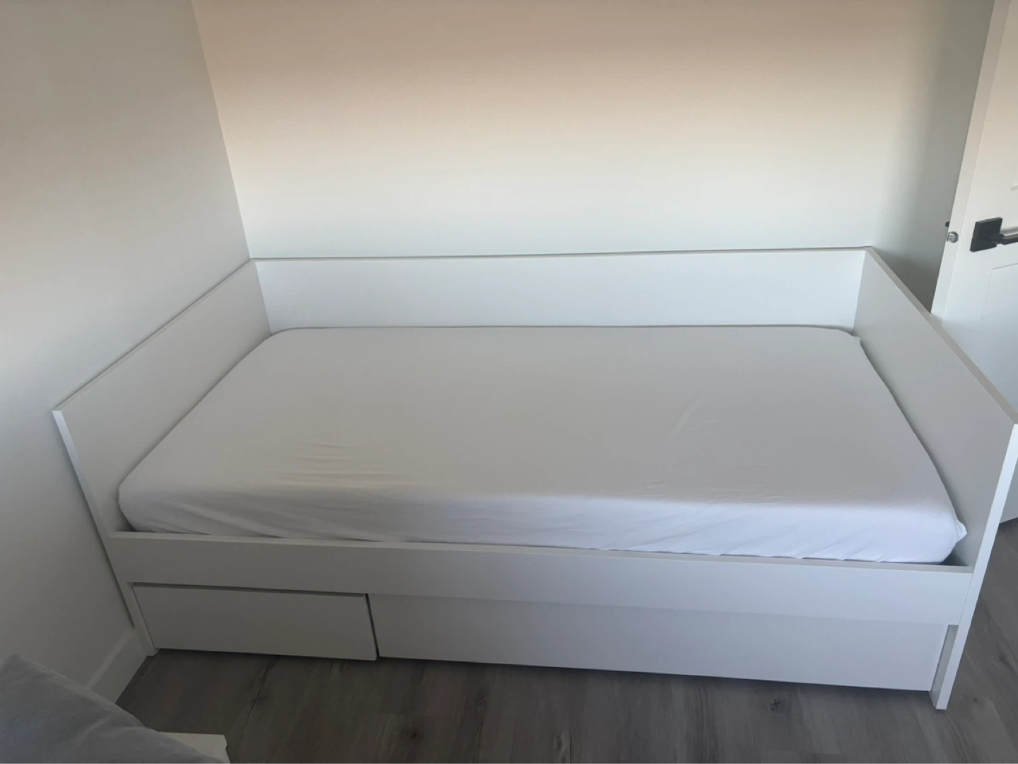 IKEA VIHALS Day-bed frame with storage, white, Twin - photo 2
