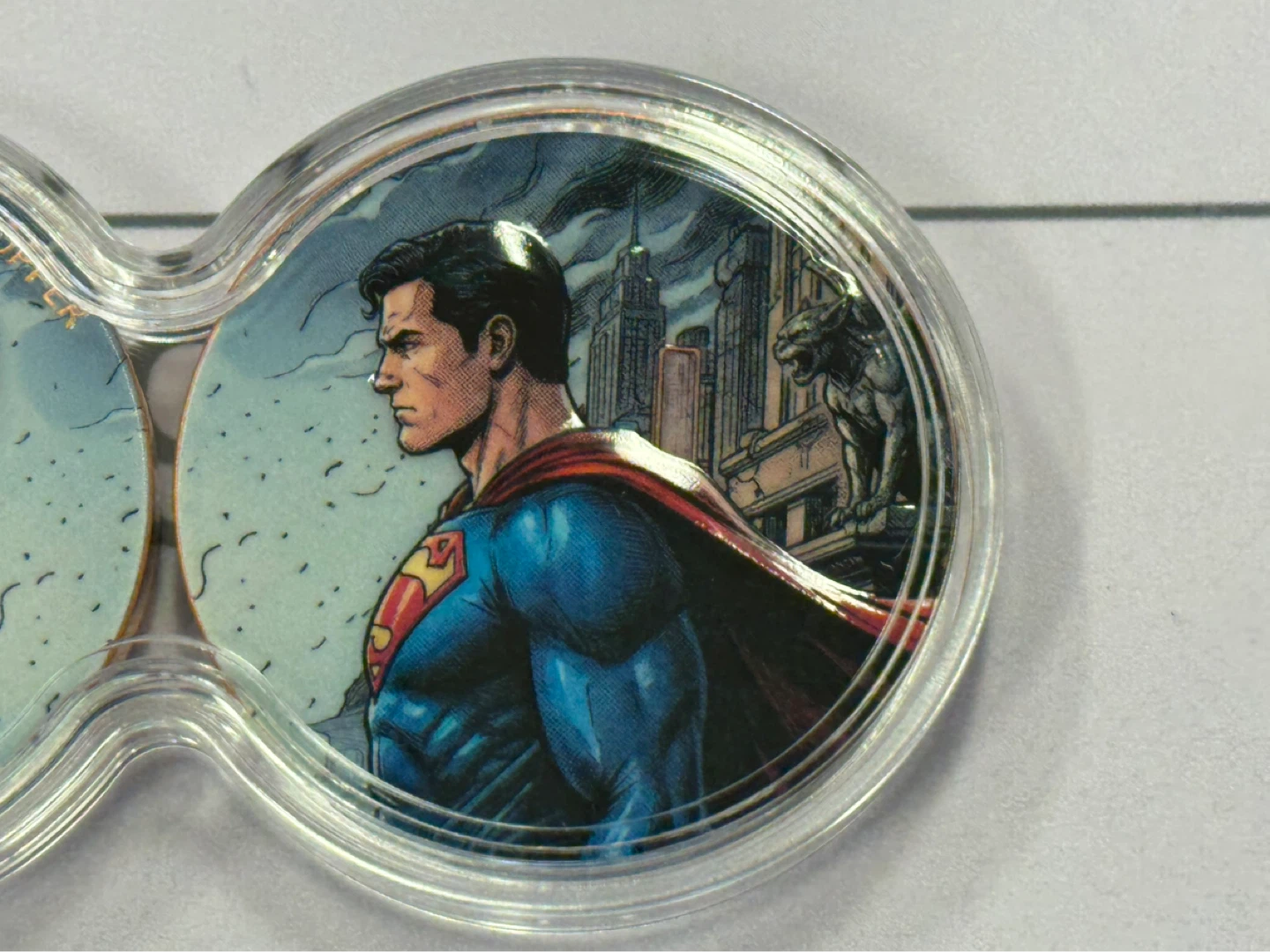 Batman vs Superman 2 Troy Ounce .999 Fine Copper Round 🌱 - photo 5
