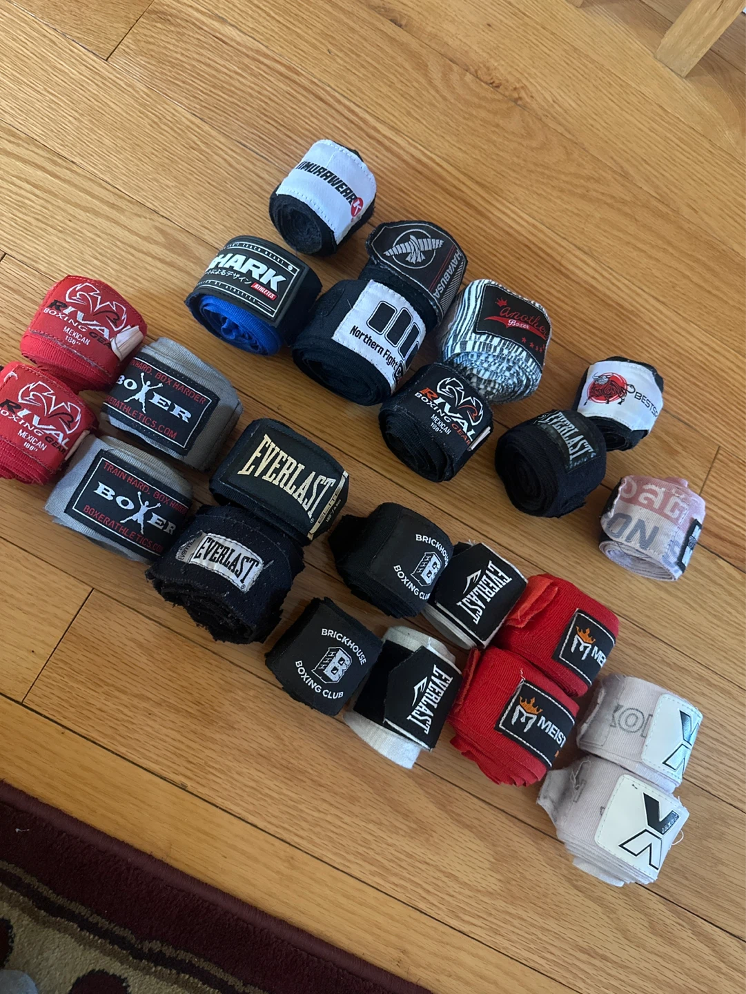 Assorted Boxing MMA Hand Wraps x 23 pcs