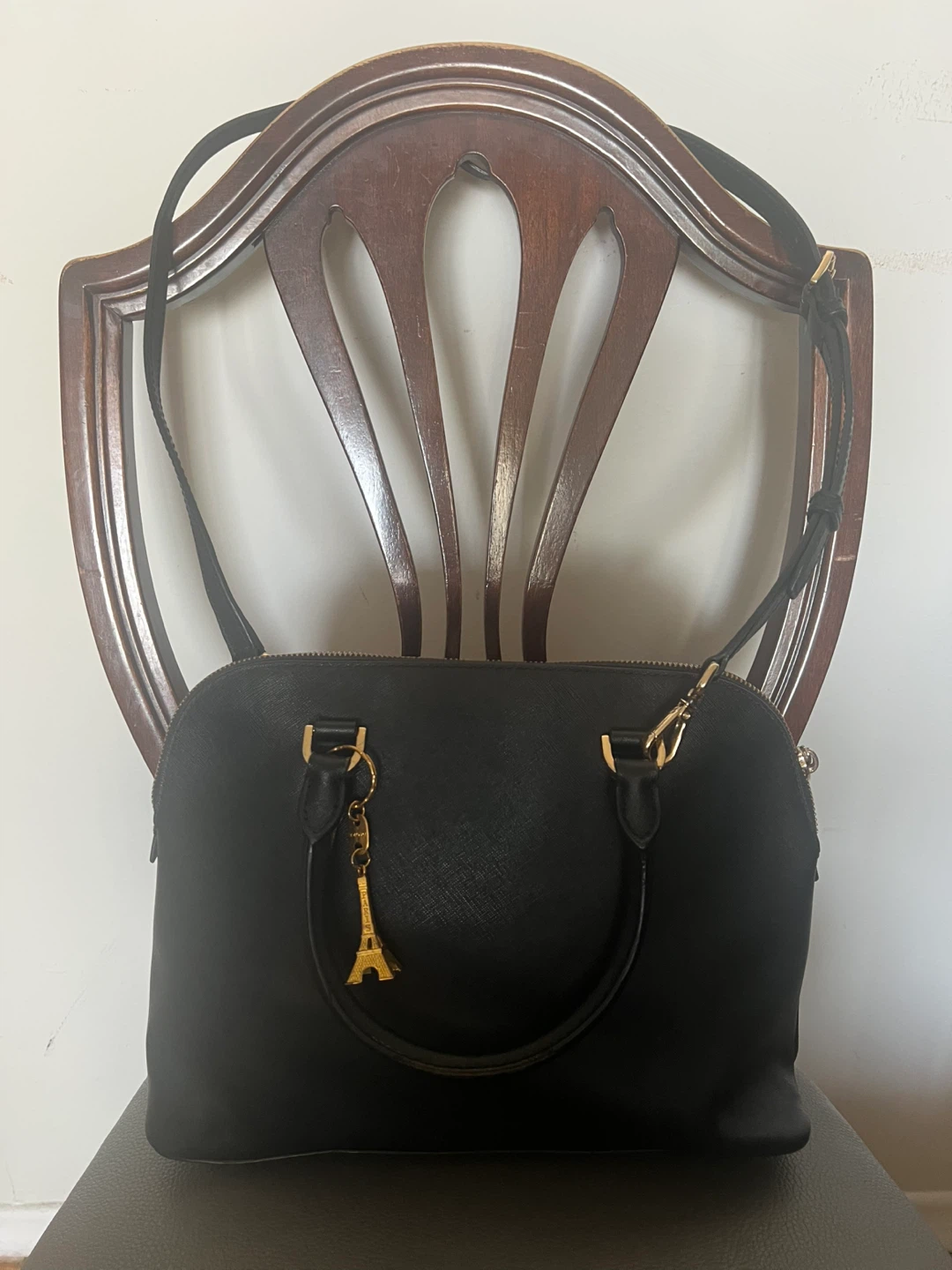 MICHAEL KORS - Black Leather SATCHEL HANDBAG - photo 3