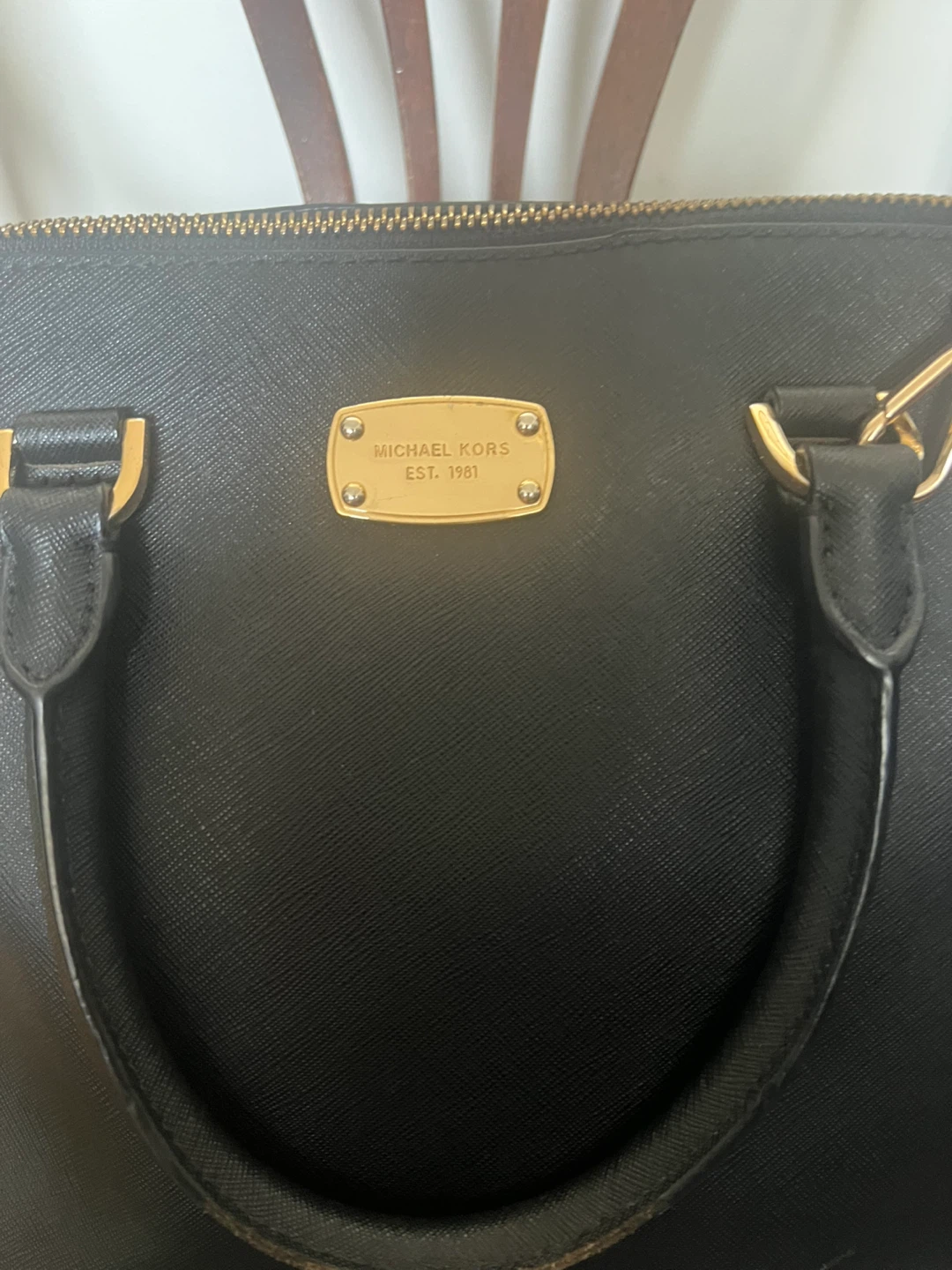 MICHAEL KORS - Black Leather SATCHEL HANDBAG - photo 2