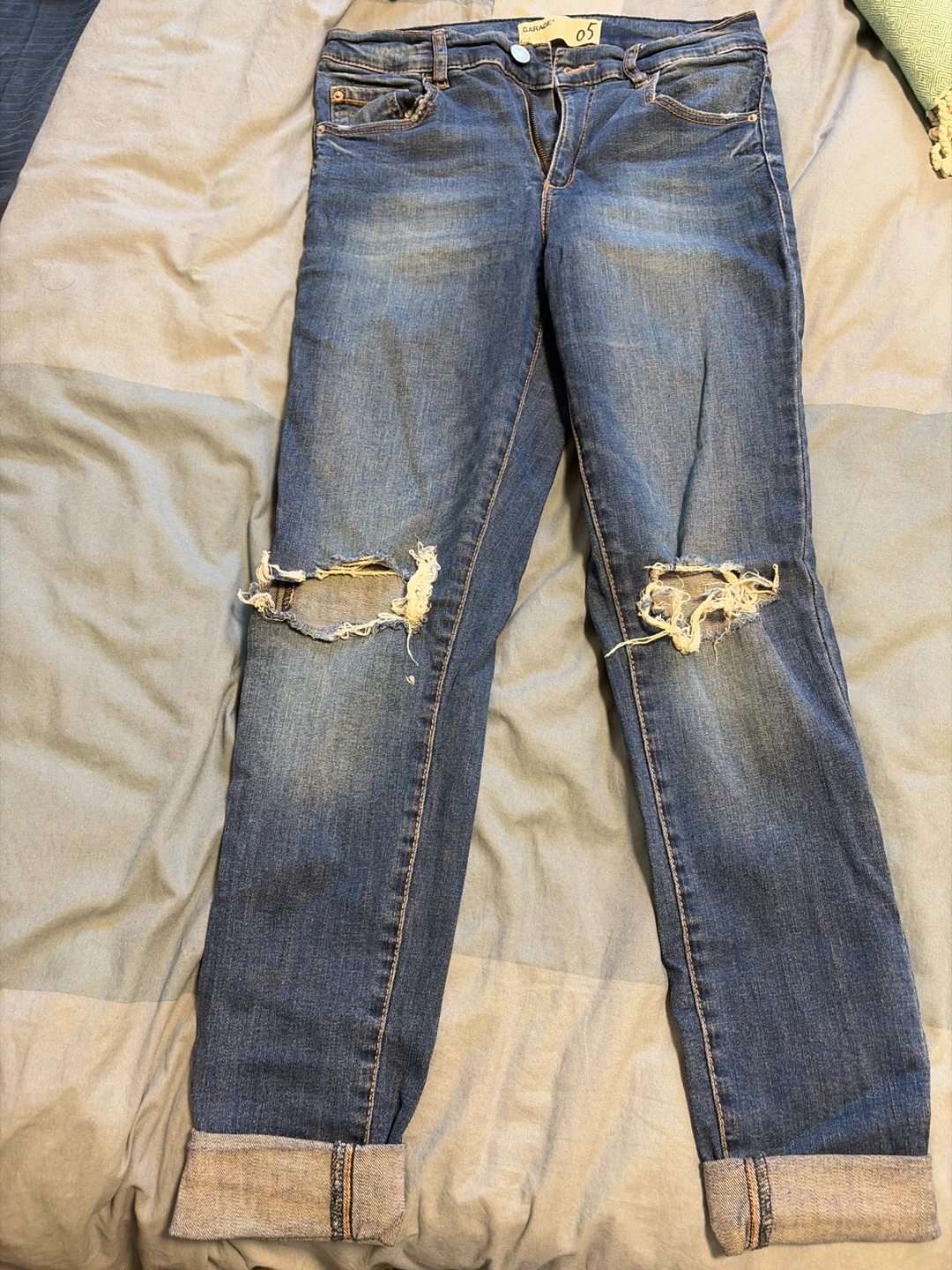 Garage Women's Blue Denim Jeans Size 05
