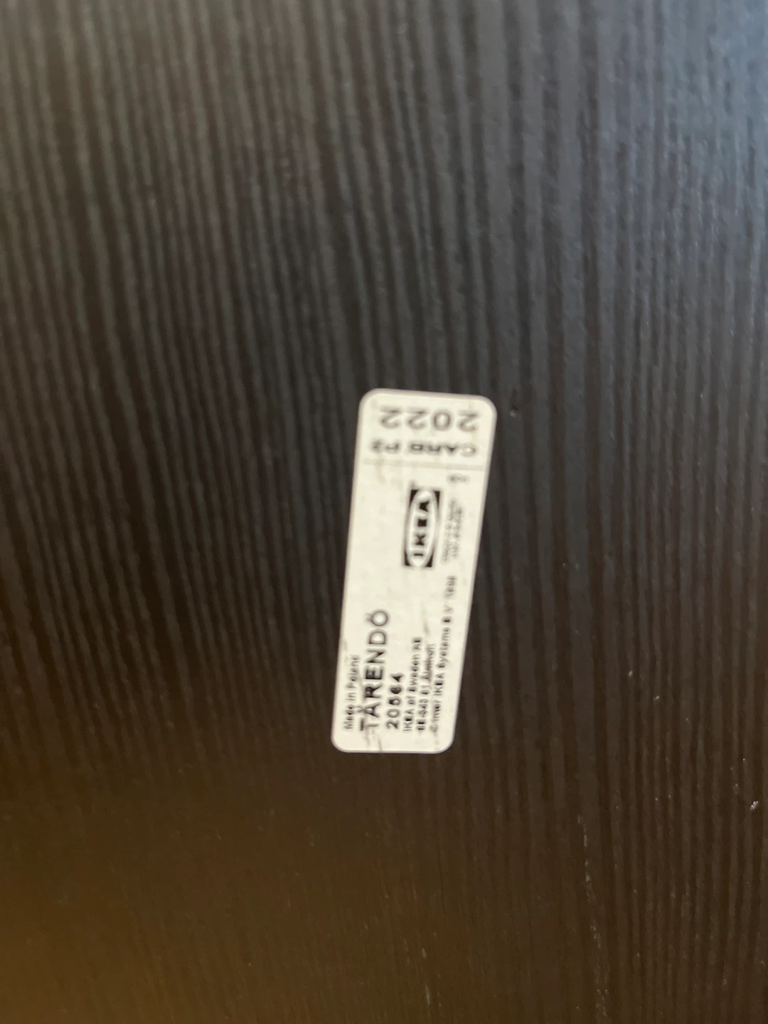 IKEA Black rectangular table(Pick up only-The price is final) - photo 4